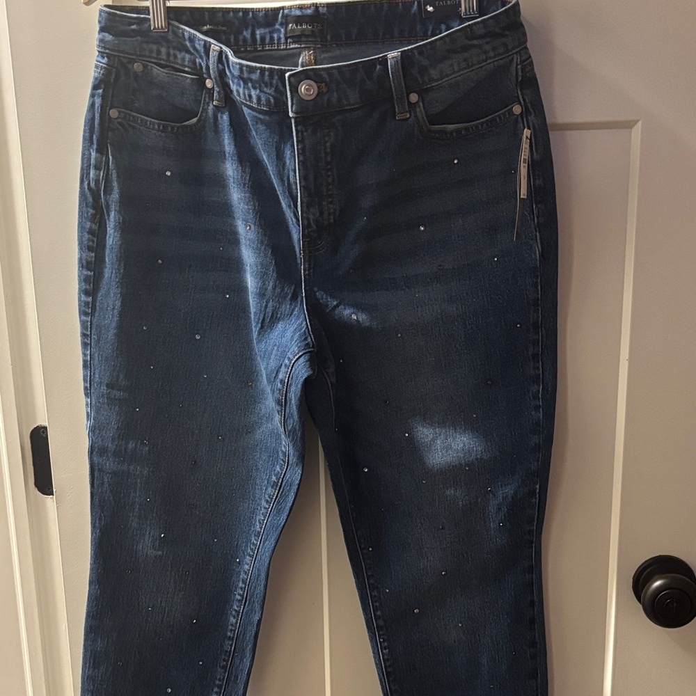 Talbots Dark Blue Straight Leg Jeans